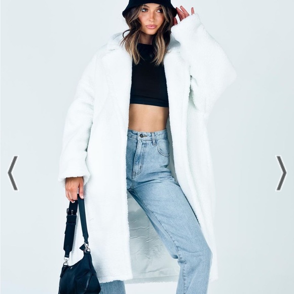 NWT Princess Polly Kalin Jacket Off White - Picture 2 of 6